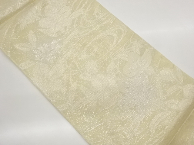 JAPANESE KIMONO / FUKURO OBI FOR SUMMER / STREAM WATER & BELLFLOWER 